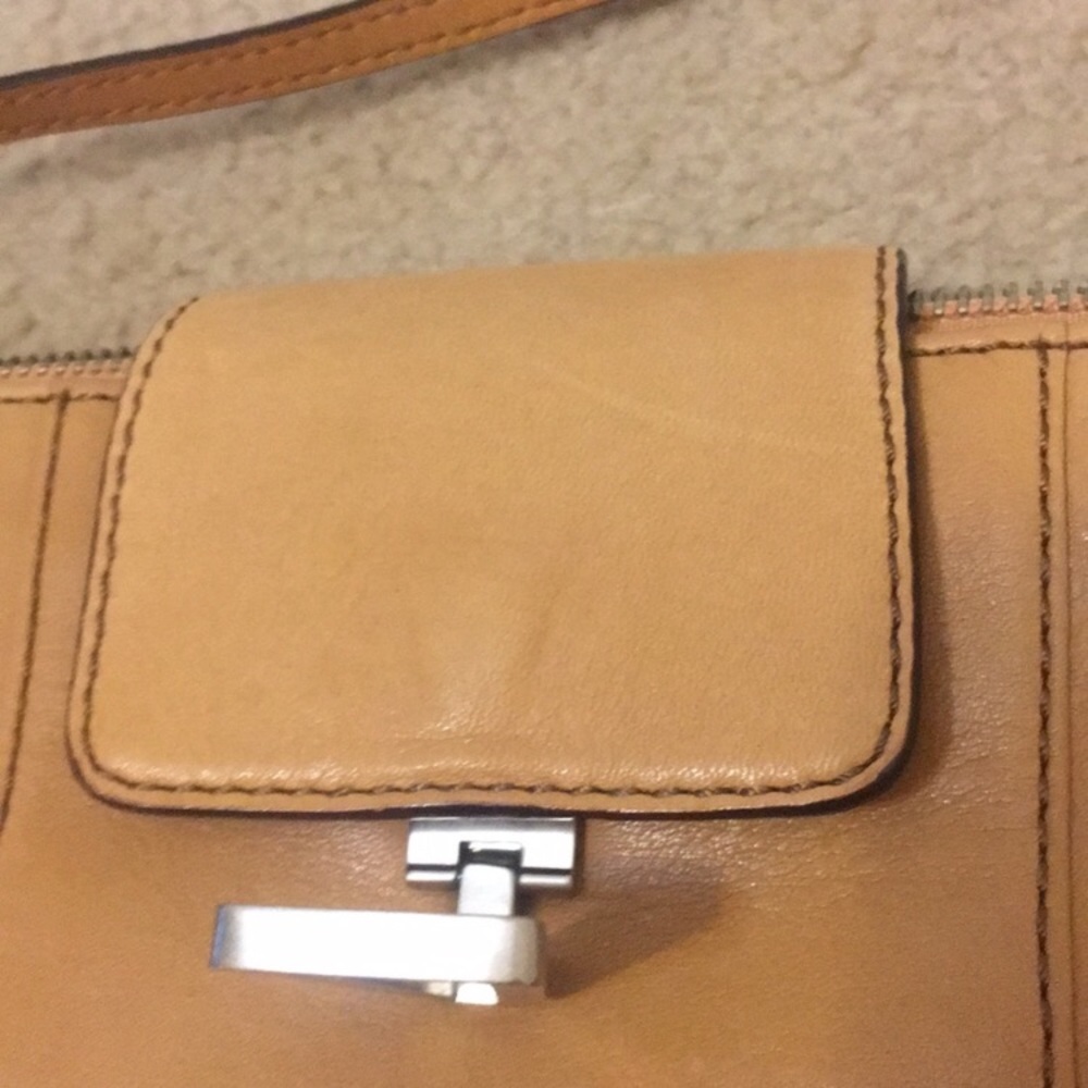 Calvin Klein Tan Rectangular Handbag - image 7
